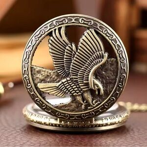 The Eagle Quartz Pocket Watch